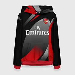 Толстовка-худи женская ARSENAL UNIFORM, цвет: 3D-красный