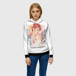 Толстовка-худи женская Nct taeyong, цвет: 3D-черный — фото 2