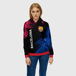 Толстовка-худи женская BARCELONA БАРСЕЛОНА, цвет: 3D-красный — фото 2