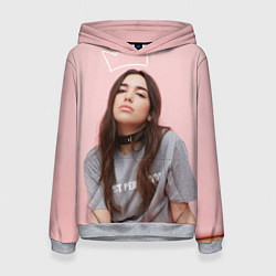 Толстовка-худи женская Dua Lipa, цвет: 3D-меланж