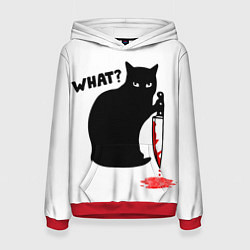 Женская толстовка What Cat