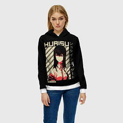 Толстовка-худи женская Врата Штейна, цвет: 3D-белый — фото 2