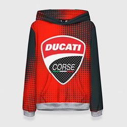 Женская толстовка Ducati Corse logo