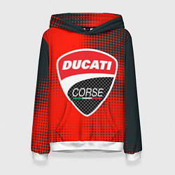 Женская толстовка Ducati Corse logo