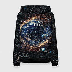 Толстовка-худи женская Формула Вселенной, цвет: 3D-черный