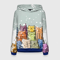 Женская толстовка Котики