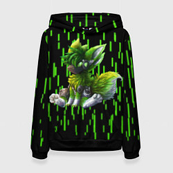 Толстовка-худи женская Protogen music, цвет: 3D-черный