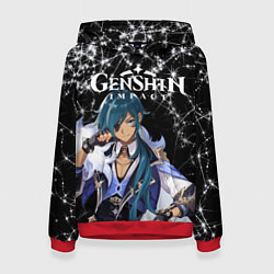 Толстовка-худи женская Enshin Impact, цвет: 3D-красный