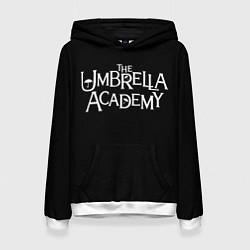 Толстовка-худи женская Umbrella academy, цвет: 3D-белый
