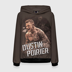 Толстовка-худи женская ДАСТИН ПОРЬЕ, цвет: 3D-черный