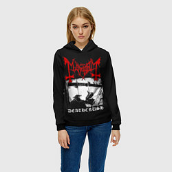 Толстовка-худи женская Mayhem, цвет: 3D-черный — фото 2