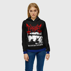 Толстовка-худи женская Mayhem, цвет: 3D-синий — фото 2