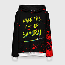 Женская толстовка WAKE THE F*** UP SAMURAI