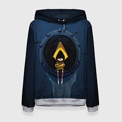 Толстовка-худи женская Little Nightmares Хоррор, цвет: 3D-меланж