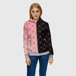 Толстовка-худи женская КОСТЮМ НЕЗУКО NEZUKO, цвет: 3D-меланж — фото 2