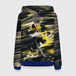 Толстовка-худи женская ЕВГЕНИЙ МАЛКИН, цвет: 3D-синий