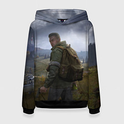 Толстовка-худи женская DAYZ POSTER ДЕЙЗИ ПОСТЕР Z, цвет: 3D-черный