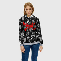 Толстовка-худи женская MAYHEM, цвет: 3D-меланж — фото 2