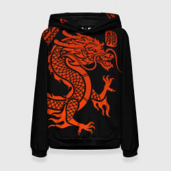 Женская толстовка RED CHINA DRAGON