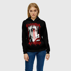 Толстовка-худи женская Cannibal Corpse 2, цвет: 3D-черный — фото 2