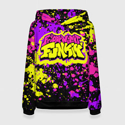 Толстовка-худи женская Friday Night Funkin, цвет: 3D-черный