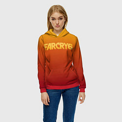 Толстовка-худи женская FarCry6, цвет: 3D-красный — фото 2