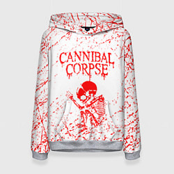 Толстовка-худи женская Cannibal corpse, цвет: 3D-меланж