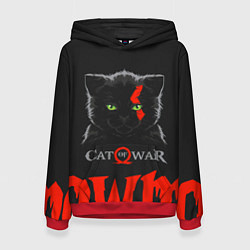 Женская толстовка Cat of war