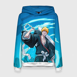 Толстовка-худи женская Bleach-Ichigo, цвет: 3D-белый