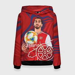 Толстовка-худи женская Henrikh Mkhitaryan Arsenal, цвет: 3D-черный