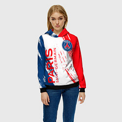 Толстовка-худи женская ФК ПСЖ FC PSG PARIS SG, цвет: 3D-черный — фото 2