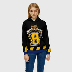 Толстовка-худи женская BOSTON BRUINS, цвет: 3D-синий — фото 2