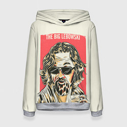 Толстовка-худи женская The Big Lebowski Dude, цвет: 3D-меланж