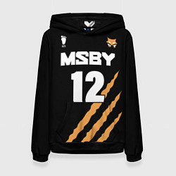 Женская толстовка 12 MSBY BLACK JACKALS