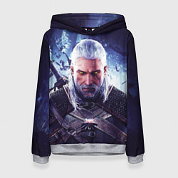 Толстовка-худи женская THE WITCHER GERALT OF RIVIA, цвет: 3D-меланж