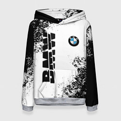 Женская толстовка BMW БМВ РАЗРЕЗАННОЕ ЛОГО