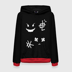 Толстовка-худи женская Crying Demon, цвет: 3D-красный