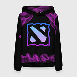 Толстовка-худи женская Дота - Dota 2, цвет: 3D-черный