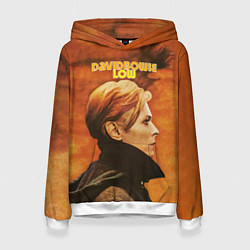 Толстовка-худи женская Low - David Bowie, цвет: 3D-белый