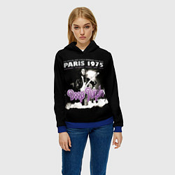 Толстовка-худи женская Deep Purple - Paris 1975, цвет: 3D-синий — фото 2