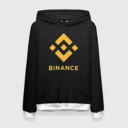 Женская толстовка БИНАНС ЛОГО CARBON BINANCE LOGO