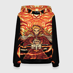 Женская толстовка Пламенный столб Ренгоку Кенджуро