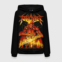 Толстовка-худи женская Revocation, цвет: 3D-черный