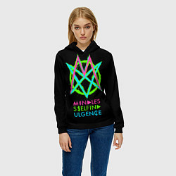 Толстовка-худи женская Mindless Self Indulgence MSI, цвет: 3D-черный — фото 2