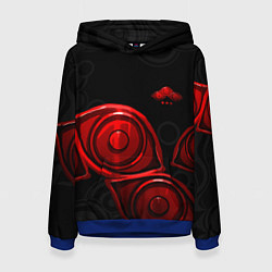 Толстовка-худи женская Башня Бога Захард, цвет: 3D-синий