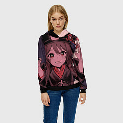 Толстовка-худи женская БУУУУ ХУ ТАО HU TAO, цвет: 3D-черный — фото 2