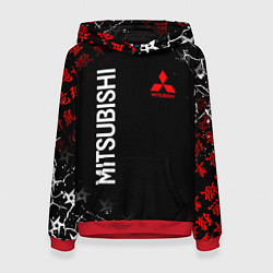 Женская толстовка MITSUBISHI SAMURAI JAPAN STYLE ИЕРОГЛИФЫ