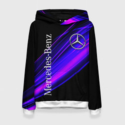 Женская толстовка MERCEDES-BENZ МЕРСЕДЕС-БЕНЗ ПУРПУРНЫЙ