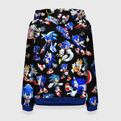 Женская толстовка SONIC PATTERN HERO СОННИК