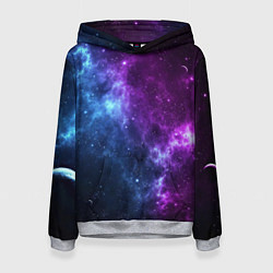 Женская толстовка NEON GALAXY НЕОНОВЫЙ КОСМОС